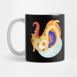 Octopus Ramen Japanese Mug